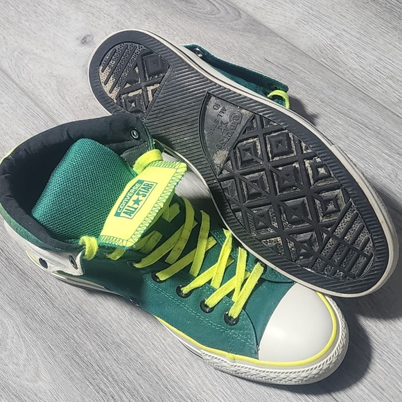 Converse Chuck Taylor All Star Double Collar High Top Sneakers Mens Size 10 - Picture 7 of 7